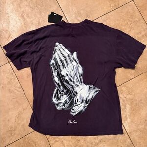 Darc-sport Men's Purple and Navy T-shirt